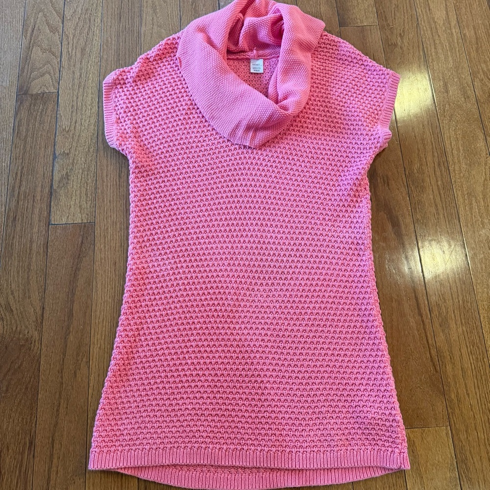 Jockey Cowl Neck Pink Sweater Size Medium